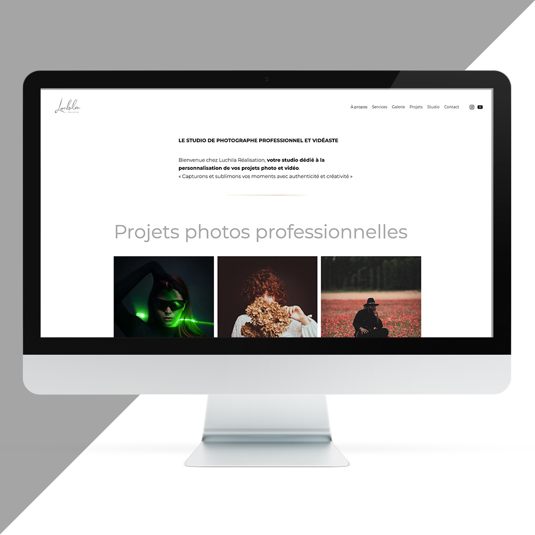création du site internet Luchila